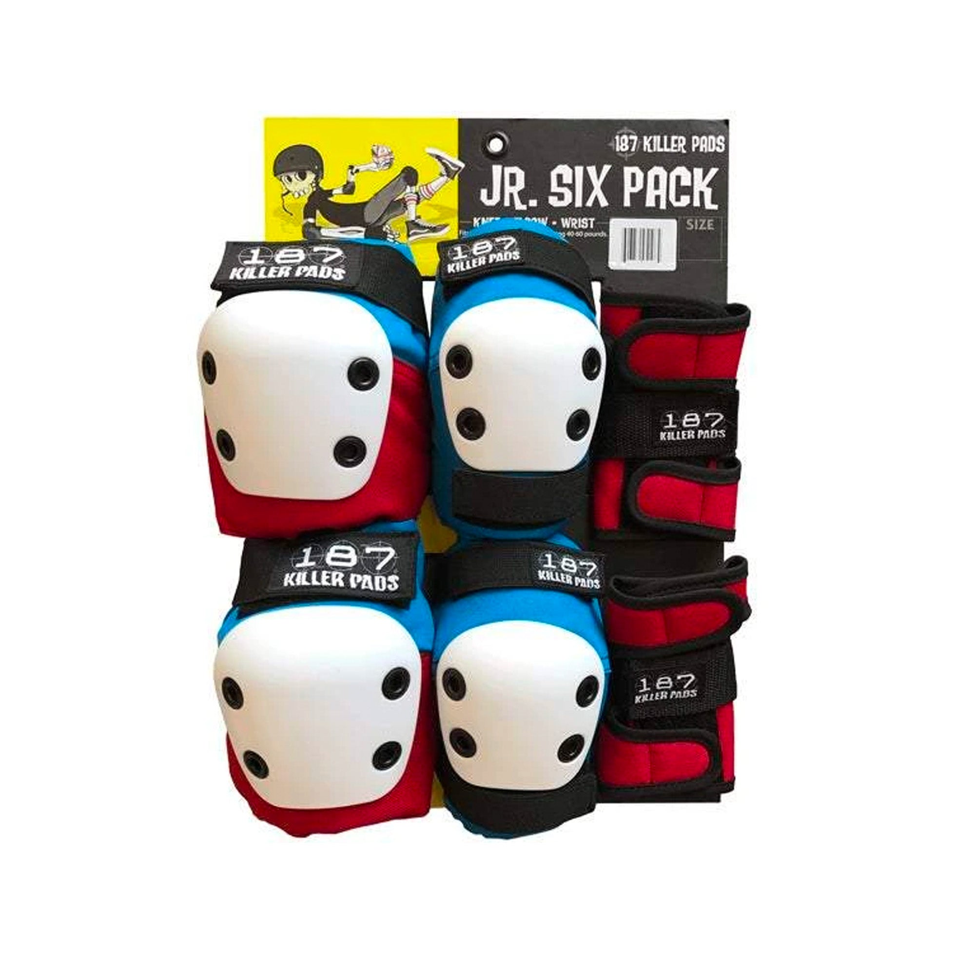 187 Killer Pads 6-Pack Youth Pad Set